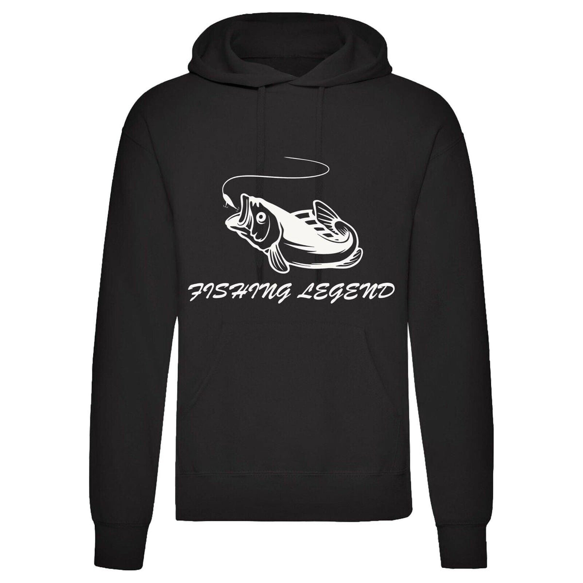 Adults 'Carp Fishing Legend' Angling Hooded Top