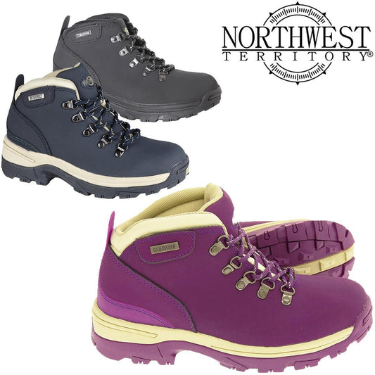 Womens Trek Nubuck Leather Waterproof Hikers