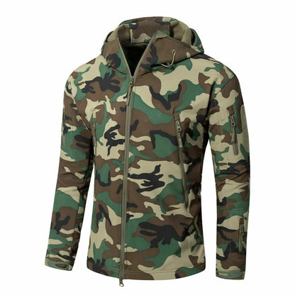 Mens LNA Camo Tactical SoftShell Jacket