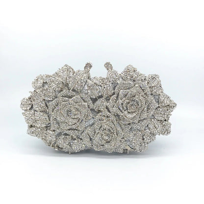 Women's Crystal Clutches Cocktail Purse