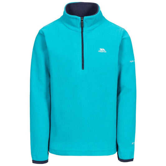 Unisex Kids Sybil Fleece Top Zip Neck Hiking Jumper