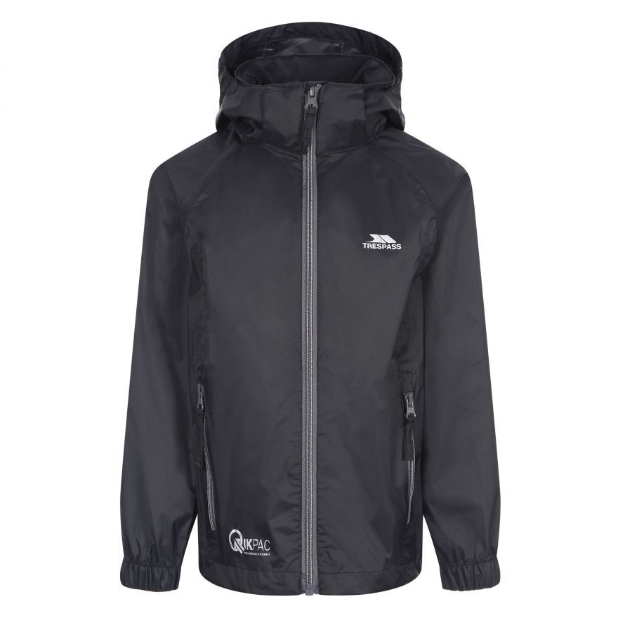 Unisex Kids Qikpac Waterproof Jacket