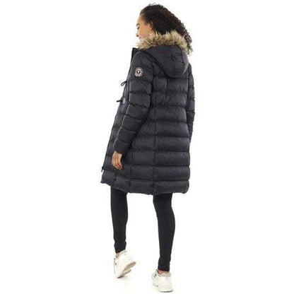 Womens Wizard Padded Hooded Long Jacket