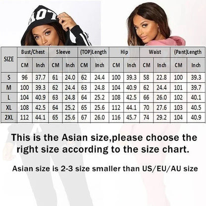 Women's Hooded Jogging Tracksuit