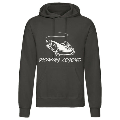 Adults 'Carp Fishing Legend' Angling Hooded Top