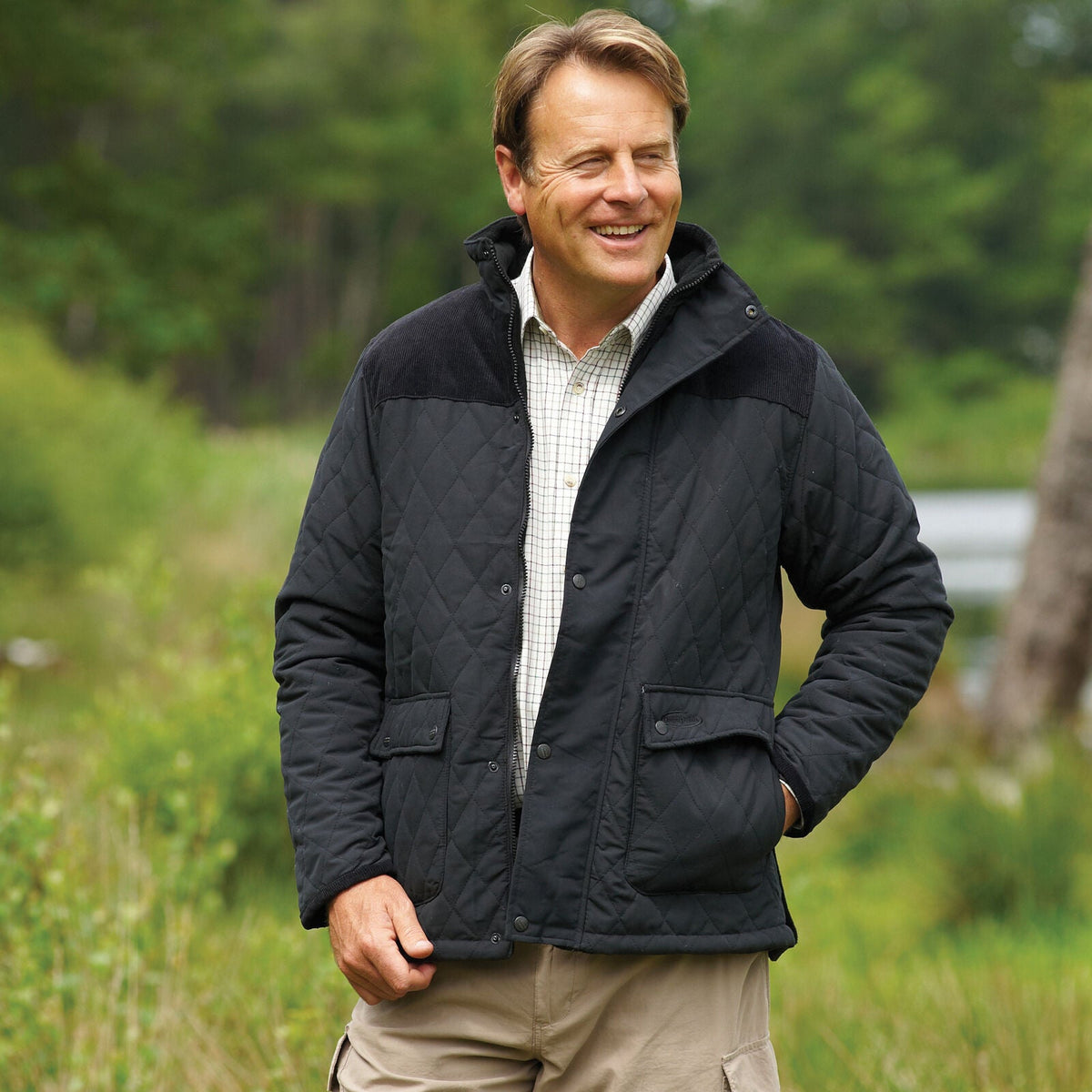 Mens Country Estate Lewis Microfibre Fleece Lined Jacket