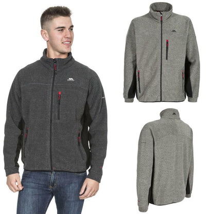 Mens Jynx Heavyweight Full Zip Fleece Jacket with Rib Effect