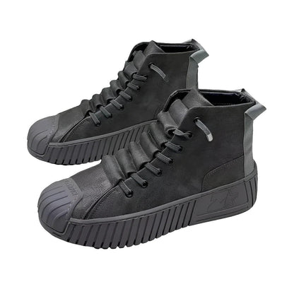 Men Boots Increased Lace-up Casual Quality Outdoor Boots