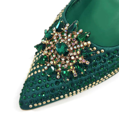 2024 Nigerian Design Evening Party Shoes And Bag Set Lucky Star Bag With