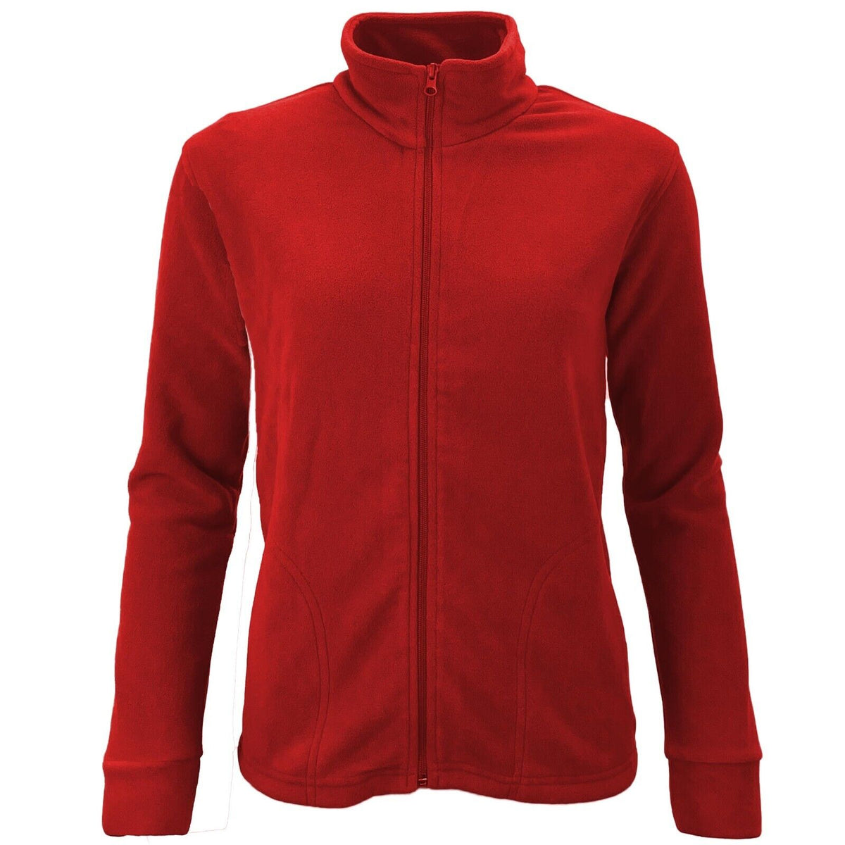 Womens Lightweight Micro Fleece Zip Top