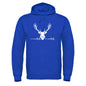 Adults Printed Stag ECG Logo Hooded Top