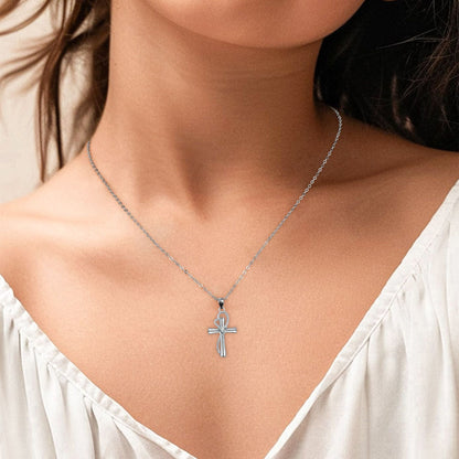 Cross Pendant Necklace Valentine's Day Gift