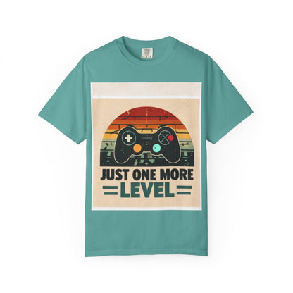 Retro Video Game Controller Just One More Level T-Shirt | Gamer Tee