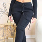 Cargo Pants With Pockets High Waist Drawstring Wide Leg Straight Trousers For Women Overalls