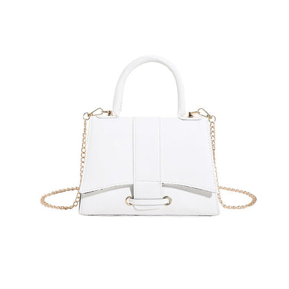 Pure Color Trendy Shoulder Portable Small Square Bag