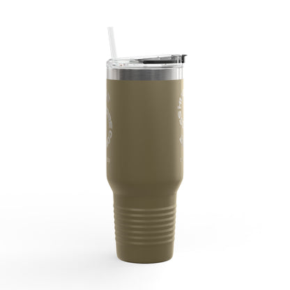 Hustle More Less Coffee Insulated Travel Mug 40oz | Tumbler