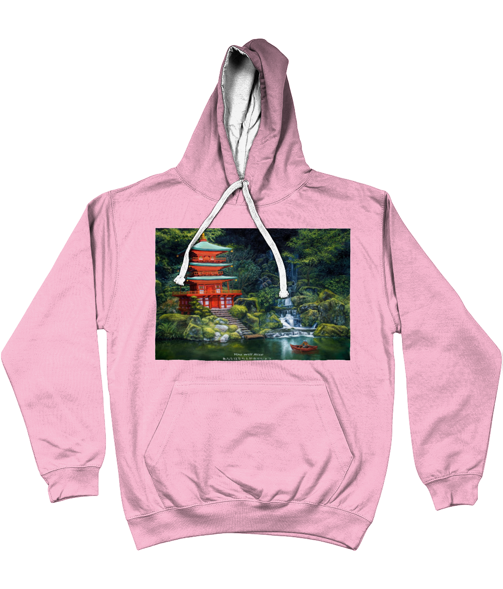 ASLAN Hoodie two tone-Grey Various Colours and Sizes