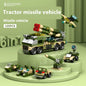 High Military Battleship Tank Special Police Armored Vehicle Children's Day Toy Gift Building Blocks