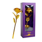 Gold Foil Rose Flower Window Gift Box For Valentine's Day