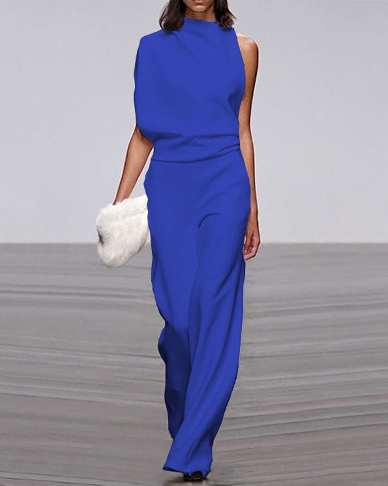 Versula - Premium One-Shoulder Jumpsuit