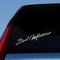 Cartoon Shiny African Woman Automobile Sticker