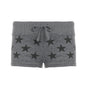 American-style Streetwear Star-print Low-rise Lace-up Casual Shorts