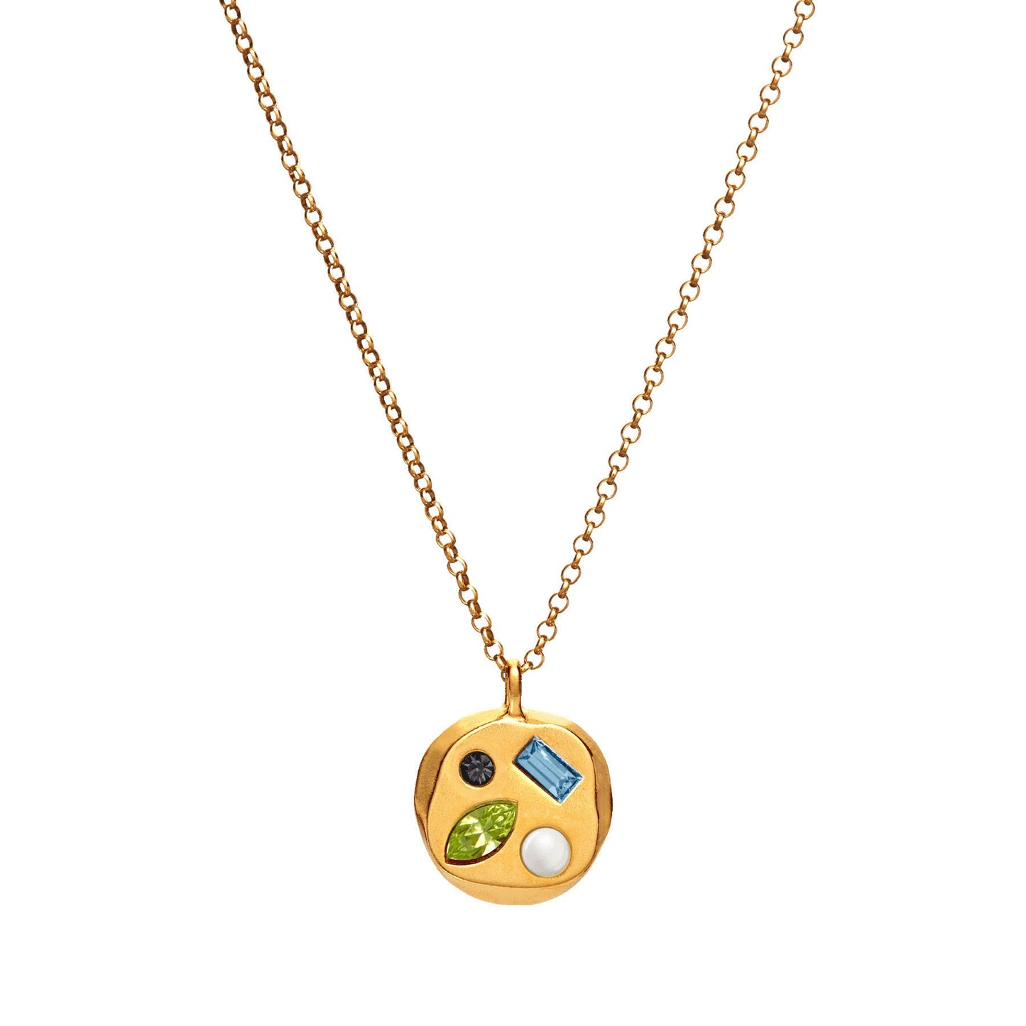 Colorful Zircon Mom Necklace December Birthday Stone Valentine's Day Gift Gifts For Moms Necklace