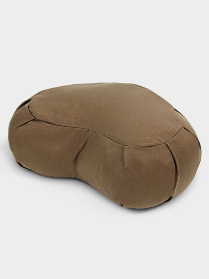 Yoga Studio European Organic Buckwheat Zafu Crescent Cushion