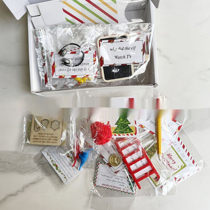 Christmas Gift Box 24-day Puzzle Christmas Countdown Cute Toy Decoration
