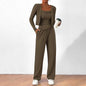 Sports Casual Lazy Design Comfortable Coat Suspender Trousers Three-piece Suit