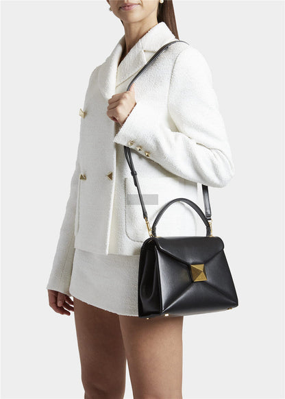 Women's Fashion Veil Portable Retro Brass Metal Shoulder Bag