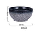 Japanese Style Ramen Bowl Ceramic Noodle Instant Noodle Chopsticks Spoon Set