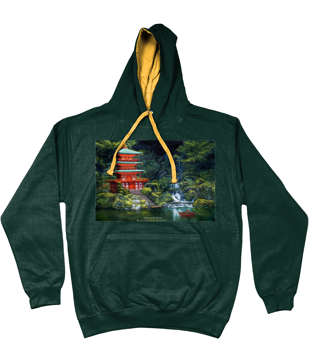 ASLAN Hoodie two tone-Grey Various Colours and Sizes