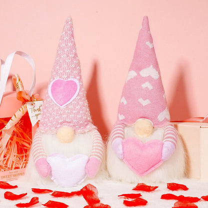 Valentine's Day Faceless Doll Glowing Love Doll Ornaments Festival Gift Decorations