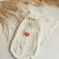MOG Pet Super Cute Sweater New Year Warm Cat British Short Autumn And Winter Clothes