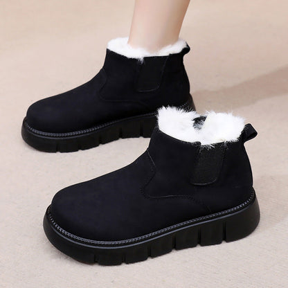 Shoes Women Winter New Ladies Fleece Lined Thick