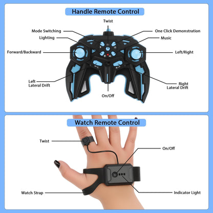 All-around Surface Drift Car With Dual-mode Controller And Gesture Control, Perfect Outdoor And Indoor Drift Car Toy As A Kids Gift