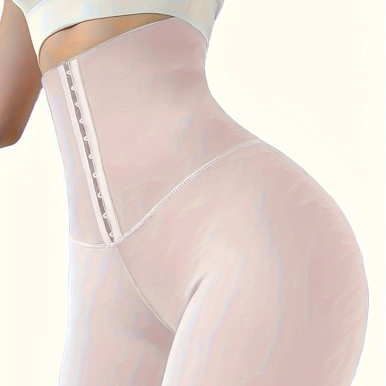 High-Waist Tummy Control Leggings - Butt Lifting Skinny Jeans for Women | Double-Breasted Button Closure