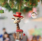 Christmas Christmas Tree Decoration Acrylic Flat Hanging Decorations