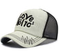 Embroidery Alphabet Peaked Cap