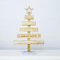 Creative Painted Letter Christmas Tree Ornaments