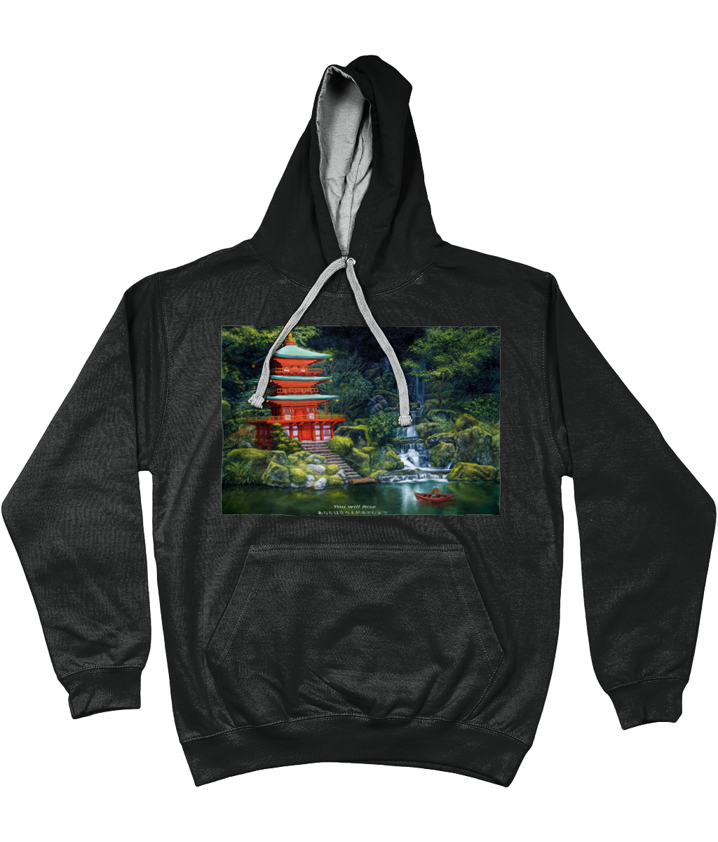 ASLAN Hoodie two tone-Grey Various Colours and Sizes