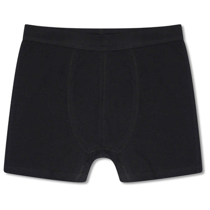 6 Pack Black Cotton Stretch Boxer Shorts Menswear Classic Breathable Comfort Fit Activewear Underwear for Men MB03 by Sock Stack