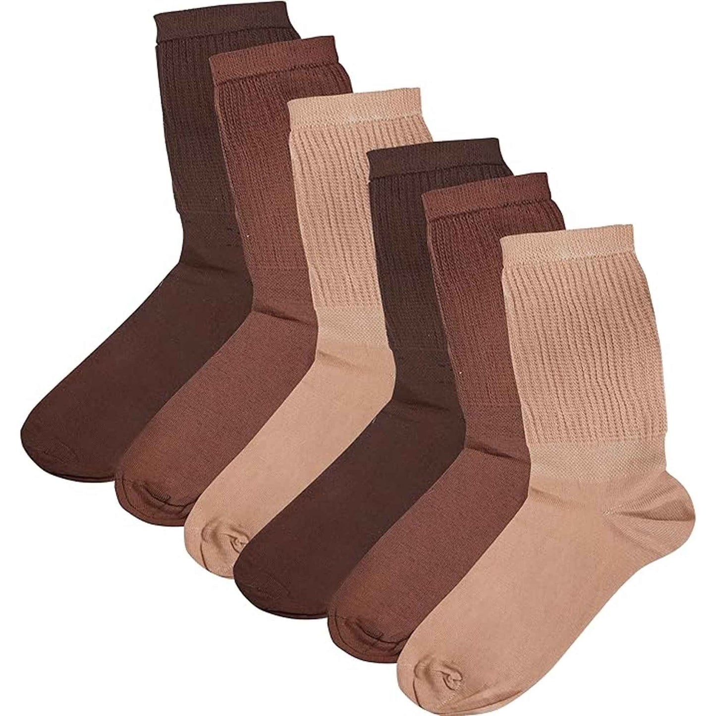 6 Pack Men's Extra Wide Non-Elastic Diabetic Socks Super Soft Breathable Moisture-Wicking Antibacterial Sustainable Cotton Black UK Sizes 6-11 by Sock Stack