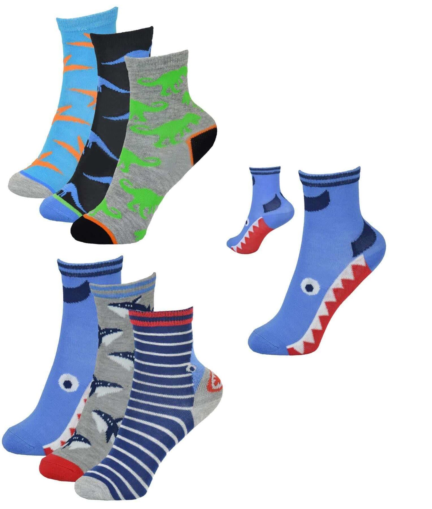 6 Pairs Kids Bamboo Socks Breathable Anti-Bacterial Moisture-Wicking Soft Comfortable Casual Socks for Boys and Girls Ages 2-13 Eco-Friendly Hypoallergenic Durable by Sock Stack