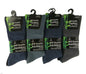 6 Pairs Men's Bamboo Socks Loose Top Soft Grip Anti Bacterial Moisture-Wicking Reinforced Heel and Toe Comfortable Durable UK 6-11 EUR 39-45 by Sock Stack