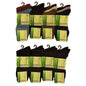 6 Pairs Men's Bamboo Socks Super Soft Anti Bacterial Moisture Wicking Breathable Comfort Reinforced Heel and Toe UK Sizes 6-11 Assorted Colours or Black by Sock Stack