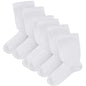 6 Pairs Men's Extra Wide Diabetic Socks Non Elastic Loose Top Moisture-Wicking Antibacterial Breathable Cotton for Leg Swelling by Sock Stack