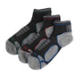 6 Pairs Mens Athletic Low-Cut Trainer Sport Socks for Running Cycling Gym Compression Moisture-Wicking with Arch Support by Sock Stack