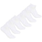 6 Pairs Mens Bamboo Sports Liner Socks Antibacterial Moisture Wicking Hypoallergenic for Gym Running Summer Sensitive Skin Black White Grey UK 6-11 by Sock Stack
